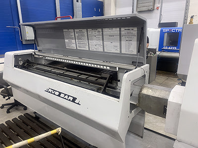 Haas SL-10HE (2003 | бу) с ЧПУ – токарный станок с прутковым податчиком